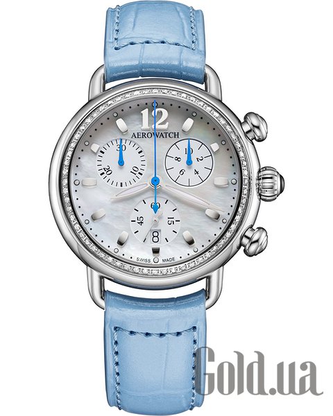 

Швейцарские часы Aerowatch, Женские часы 1942 Chrono Lady 81105AA01DIA