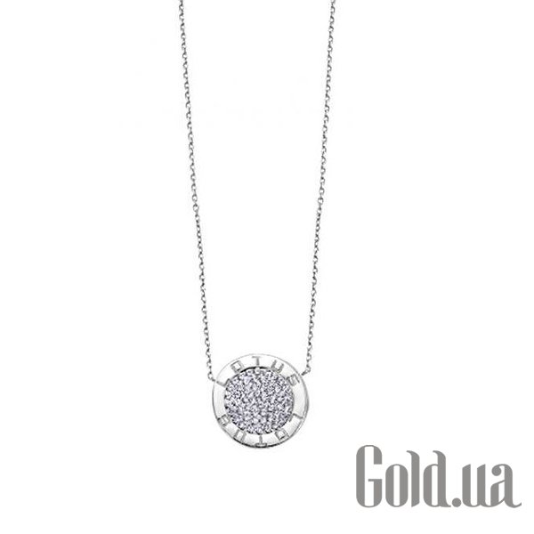 

Женские колье Lotus, Серебряное колье с куб. циркониями