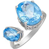 Женское серебряное кольцо с алпанитами, 1605542