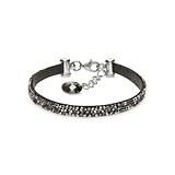 Жіночий браслет з мистецтв. замші з кристалами Swarovski, 1644454