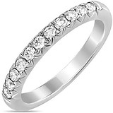 Золотое обручальное кольцо с бриллиантами, 1705894