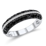 Женское серебряное кольцо с куб.циркониями и шпинелем, 1717414