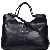 Mattioli Женская сумка 054-14C темно-синяя с черным азалия, 1734566