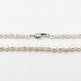 Серебряное колье с культив. жемчугом, 1798822