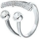 Женское серебряное кольцо с куб. циркониями, 1609895