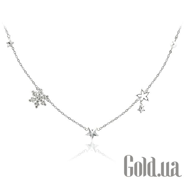 

Женские колье и кулоны Kobi, Стальной, Колье с кристаллами Swarovski и искусств. жемчугом