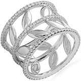 Женское серебряное кольцо с куб. циркониями, 1664935