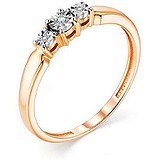 Золотое кольцо с бриллиантами, 1667239