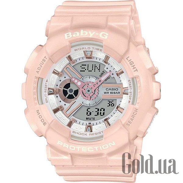 

Японские часы Casio, Женские часы Baby-G BA-110RG-4AER