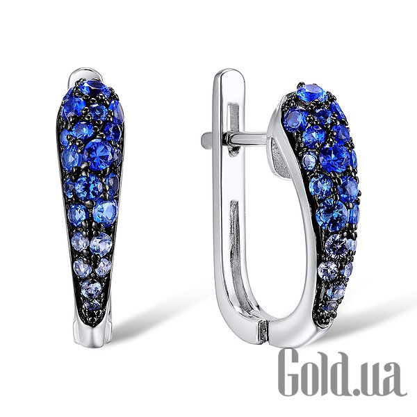 

Серьги Lurie Jewelry, Серебряные серьги с куб.циркониями