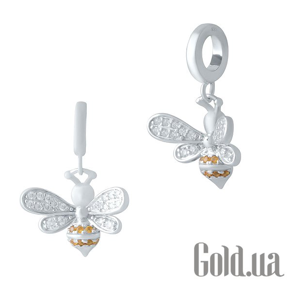 

Наборная подвеска Fresh Jewelry, Серебряная наборная подвеска с куб. циркониями