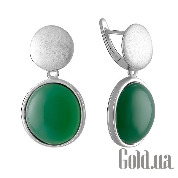 

Серьги с подвесками Fresh Jewelry, Серебряные серьги с агатами