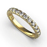 Золотое обручальное кольцо с бриллиантами, 1768871