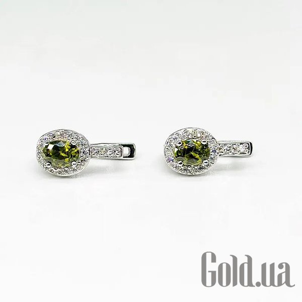 

Серьги Silvex925, Серебряные серьги с куб. циркониями