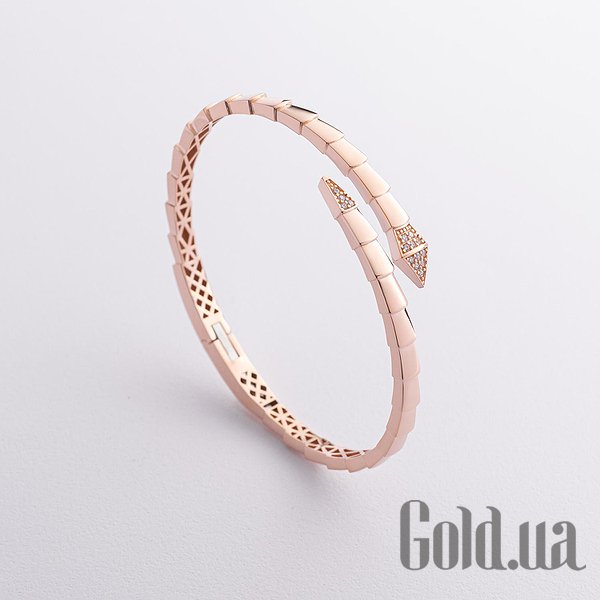 

Браслет Украина, Женский золотой браслет с куб. циркониями, 18