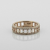 Золотое обручальное кольцо с бриллиантами, 1795751