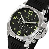 Poedagar Чоловічий годинник Luminious Rubber Black 3691, 1796775