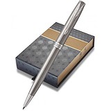 Parker Набор шариковая ручка Sonnet Stainless Steel с чехлом для ручки 1978403, 1513128