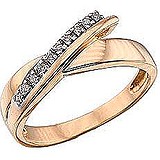 Женское золотое кольцо с бриллиантами, 1542568