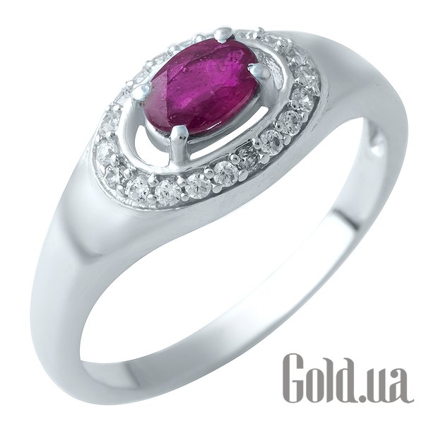 

Женские кольца Fresh Jewelry, Женское серебряное кольцо с рубином и куб. циркониями, 17.5