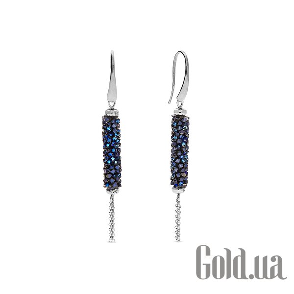 

Серьги с подвесками Spark, Стальной, Серьги с кристаллами Swarovski