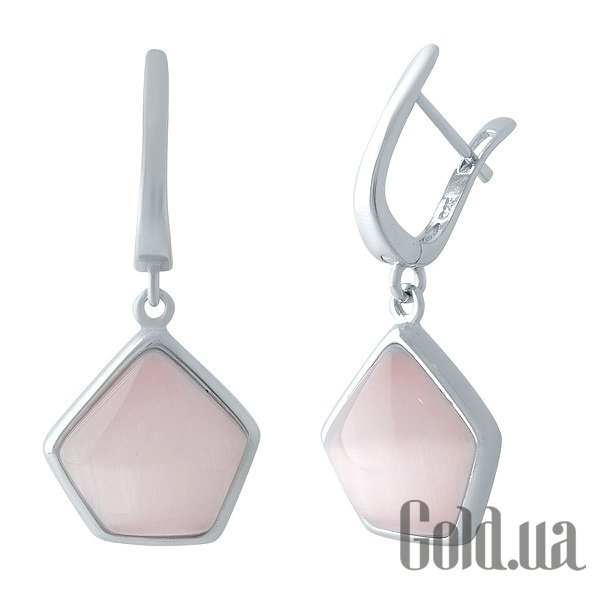 

Серьги с подвесками Fresh Jewelry, Серебряные серьги с кошачьим глазом