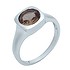 Женское серебряное кольцо с султанитом - фото 1