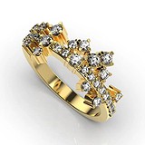 Женское золотое кольцо с бриллиантами, 1768872