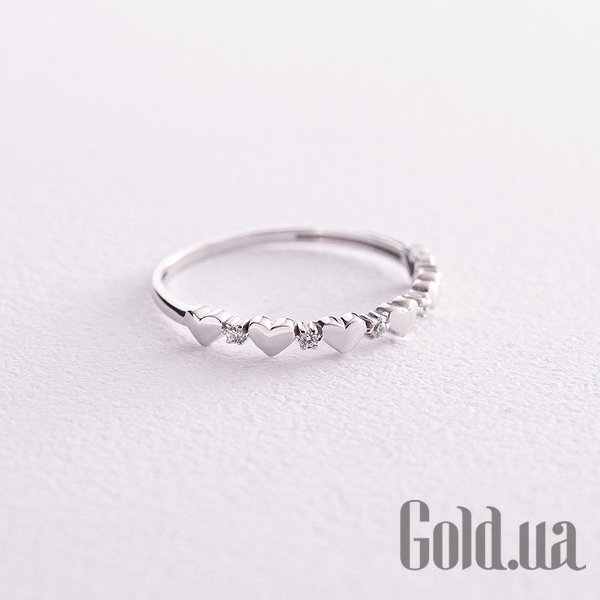 

Кольцо Украина, Золотое кольцо с куб. циркониями, 17