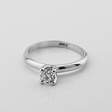 Золотое кольцо с бриллиантом, 1795752