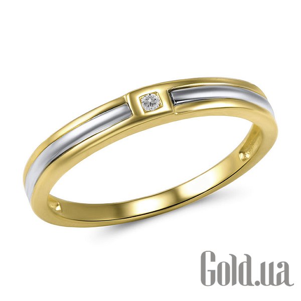 

Обручальное кольцо Lurie Jewelry, Золотое обручальное кольцо с бриллиантом, 16