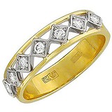 Золотое обручальное кольцо с куб. циркониями, 1604777