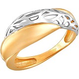 Женское серебряное кольцо в позолоте, 1607081