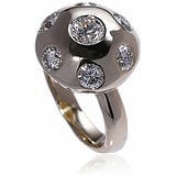 Женское золотое кольцо с бриллиантами, 1636265