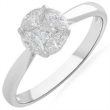 Золотое кольцо с бриллиантами, 1667497