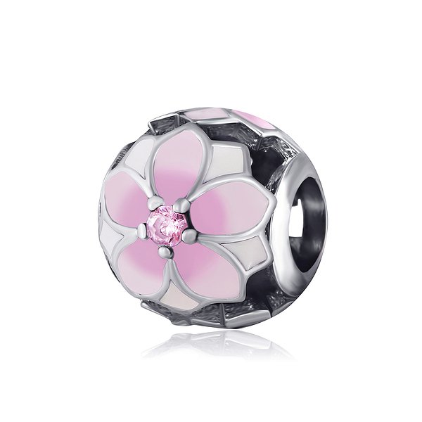 Срібна складальна підвіска з куб. цирконіями і емаллю