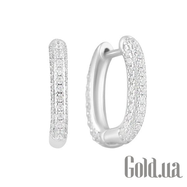 

Серьги Fresh Jewelry, Серебряные серьги с куб. циркониями