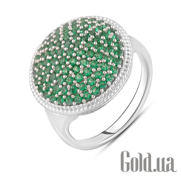 

Женские кольца Fresh Jewelry, Женское серебряное кольцо с синт. изумрудами, 17.5