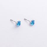 Серебряные серьги с кварцами, 1796521