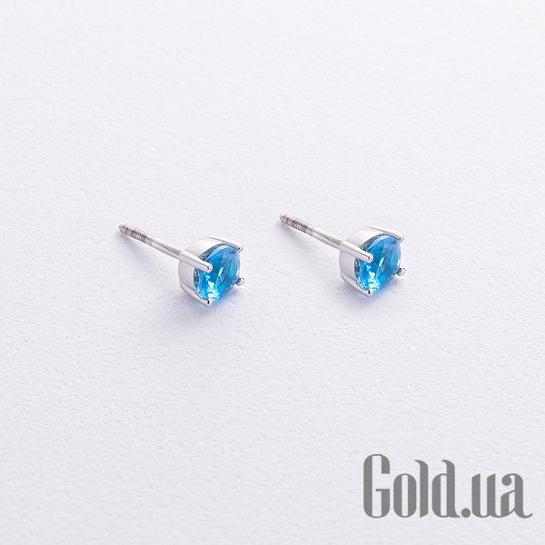 

Серьги-гвоздики Украина, Серебряные серьги с кварцами