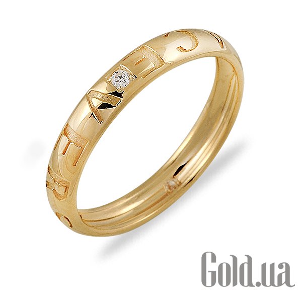 Купить Versace -70% Золотое обручальное кольцо с бриллиантом