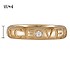 Versace -70% Золотое обручальное кольцо с бриллиантом - фото 2