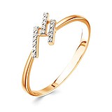 Женское золотое кольцо с бриллиантами, 1513130