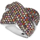Женское серебряное кольцо с куб. циркониями, 1645738