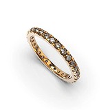 Золотое обручальное кольцо с бриллиантами, 1768362