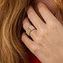Женское золотое кольцо - фото 3