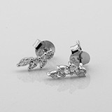 Золотые серьги с бриллиантами, 1796010