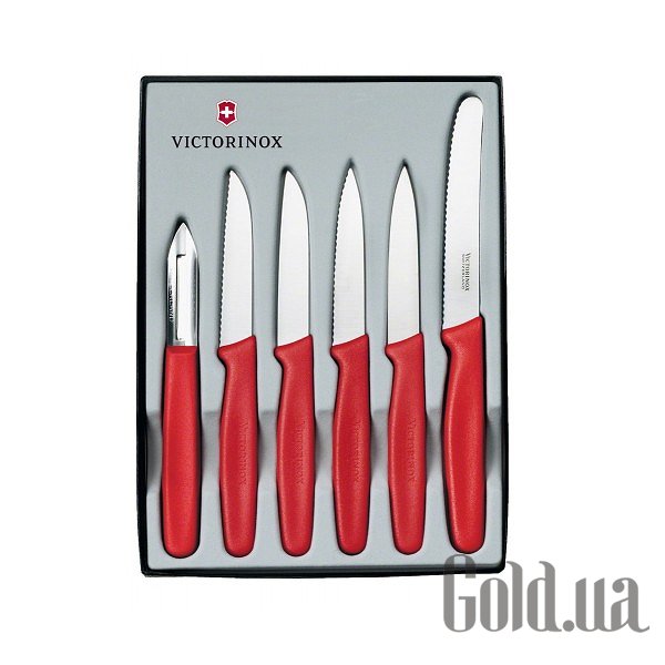 Купити Victorinox Набір кухонний 6 шт з червоною ручкою Vx51111.6