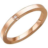 Золотое обручальное кольцо с бриллиантами, 1612971