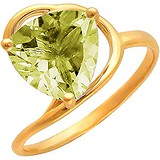 Женское золотое кольцо с кварцем, 1623723